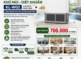 Cho Thuê Máy Lọc Khí Khử Mùi Diệt Khuẩn KL-W02 